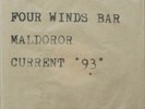 Current 93 Night at the Four Winds Bar Maldoror (Vinyl) 12