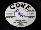 FOUR SEASONS Spanish Lace / Bermuda PROMO 45rpm GONE 5122 SUPER RARE '61 DOO WOP