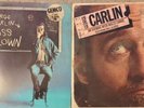 2x George Carlin LP LOT- Class Clown + I, Carlin 12