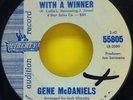 GENE McDANIELS Walk With Winner / A Miracle Monarch Styrene 7