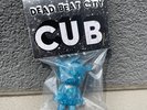 Dead Beat City Blue Glitter Kuma Cub, Toycon UK, Muffinman, Resin Toy