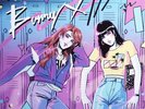 Bunny X ‎– Young & In Love | Limited Edition Pink Vinyl LP | Synthwave | NM