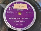 78 RPM Elmer James TRUMPET 186 Gonna Find My Baby E+ Big Boy Crudup LISTEN blues