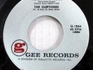 CLEFTONES 45 Heart & Soul / How Do You Feel NEAR MINT on Gee doo-wop  c5254