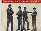 THE BEATLES SHE LOVES YOU / I’LL GET YOU  45 RPM RECORD SWAN RECORD S-4252-S VG+