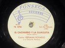 78 RPM -- German Rosario, Fonseca 112, E  Ethnic - Puerto Rican - Latin - Seis