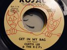 CURTIS LEE & KCP's get in my bag ROJAC 114 rare SOUL FUNK 45 glossy M- top cond.