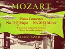 USA 1951 CLASSICAL LP MOZART PIANO CONCERTOS NO 19F MAJOR : CLARA HASKIL PIANO