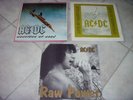 AC)DC   3 LPs   Live in Grenoble   Monsters of Rock   Raw Power
