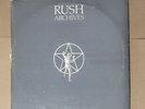 RUSH - ARCHIVES - RUSH - FLY BY NIGHT - CARESS OF STEEL - 3 VINYL RECORD SET