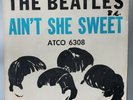 BEATLES AIN'T SHE SWEET 45 RECORD AND SLEEVE ATCO