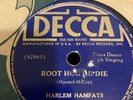 BLUES Decca 78 RPM Harlem Hamfats - Root Hog Or Die 7439 V/V+