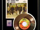 THE BEACH BOYS DON'T WORRY BABY 45 RPM GOLD METALIZED RECORD RARE NON RIAA AWARD
