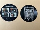 Picture Discs BEATLES Let It Be & HAWKWIND Silver Machine B SIDE MISS PRESSING