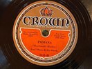 Crown 3451 Joel Shaw & His Orch INDIANA  78 rpm 1933 Hot Jazz V+/E