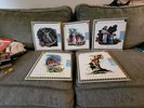 Bible Stories- Set of 5 Vinyl Records Starring Leif Erickson 1970s