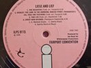 Fairport Convention LP Liege And Lief UK Pink Island 1st Press A 1 B 1