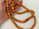 Vintage Butterscotch/Egg Yolk Amber Bead Necklace 85g