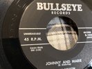 ANDY WILSON - Johnny And Marie / Worry  - BULLSEYE - Killer R&B Shouter 45 Hear
