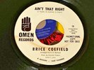 BRICE COEFIELD . Aint that right . Northern Trophy gem ORIGINAL DEMO.