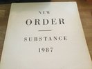 New Order Substance Double LP Vinyl Embossed 1987 First Edition  Factory 200 VG
