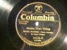 78 : COL 14116 D-ETHEL WATERS - SHAKE THAT THING  - NO MAN'S MAMMA   E+