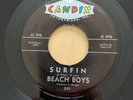 BEACH BOYS- SURFIN/LUAU RARE 1962 CANDIX 301 ORIGINAL VINYL 45 SURF HOT ROD VG+