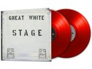 GREAT WHITE Stage Dbl. LP RED Vinyl Once Bitten, Twice Shy Jack Russell Rock Me