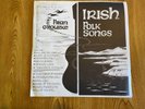 FRAN O'ROURKE - Irish Folk Songs LP 1976 RED LABELS GERMAN PRESS SIGNED IRELAND