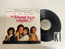 About Last Night promo gold stamp Soundtrack Record lp original vinyl album