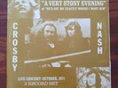VINYL CROSBY & NASH A Very Stony Evening BLUE VINYL LIVE 1971 2 x LP ROCK EX