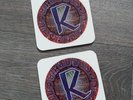 Reinforced Records Coasters/set of 2/New/Tom & Jerry