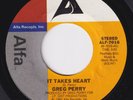 GREG PERRY It Takes Heart RARE modern soul 45 northern soul disco boogie LISTEN