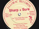 SHARP AND SURE As Time Goes By RARE M- UK only 45 modern soul synth boogie HEAR