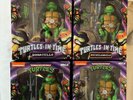 TURTLES IN TIME 4X NECA LOT ALL THE TURTLES COMPLETE SET  IN BOX