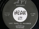 Hot AZ Melodic Country Bopper / Soulful 45 BOB MYERS & THE MUSTANGS on API rare