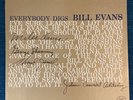BILL EVANS TRIO - Everybody Digs Bill Evans LP RIVERSIDE OG 1st MONO VG/VG+ JAZZ