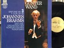 BRAHMS Symphony No. 3 GUNTER WAND HARMONIA MUNDI DMM Digital 1984 NM