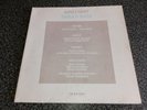 ARVO PART: TABULA RASA LP ECM 1275 West Germany 1984 NM Vinyl