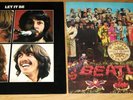 THE BEATLES - Let It Be (‎PCS 7096) & Sgt. Pepper (PCS 7027) VINYL 12