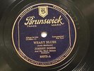JAZZ JOHNNY DODDS Weary Blues / New Orleans Stomp CANBRUNSWICK 80073 E+