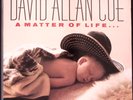 DAVID ALLAN COE  A MATTER OF LIFE... AND DEATH PROMO COLUMBIA R VINYL LP 145-28W