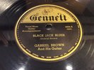 GABRIEL BROWN-GENNETT 5004-BLACK JACK BLUES/GOING MY WAY-NY COUNTRY BLUES 78 EXC