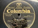 Jazz-78 RPM-Annette Hanshaw-That's You Baby/Big City Blues-Columbia 1812-E-