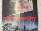1989 Rare Pet Sematary Maxi-Single Ramones Vinyl Record PROMO STAMP FREE S&H