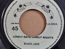 Black Jade -  Lonely Days Lonely Nights - Very Rare  REGGAE 7” - Listen