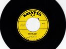 rare orig Mento 45 LORD TANAMO Fat Or Slim / CALYPSO COWBOY Racial Boy