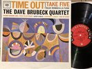 DAVE BRUBECK - TIME OUT - COLUMBIA 6-EYE MONO LP vinyl original take five VG+
