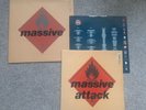 Massive Attack - Blue Lines early UK press vinyl LP & mailer EX+/EX+/VG+