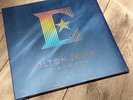 Elton John Diamonds 2LP BLUE SPARKLE COVER WITH COMMEMORATIVE LITHO PRINT NEW